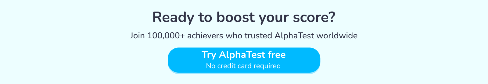 Learn 4x faster and gain 240+ points with AlphaTest