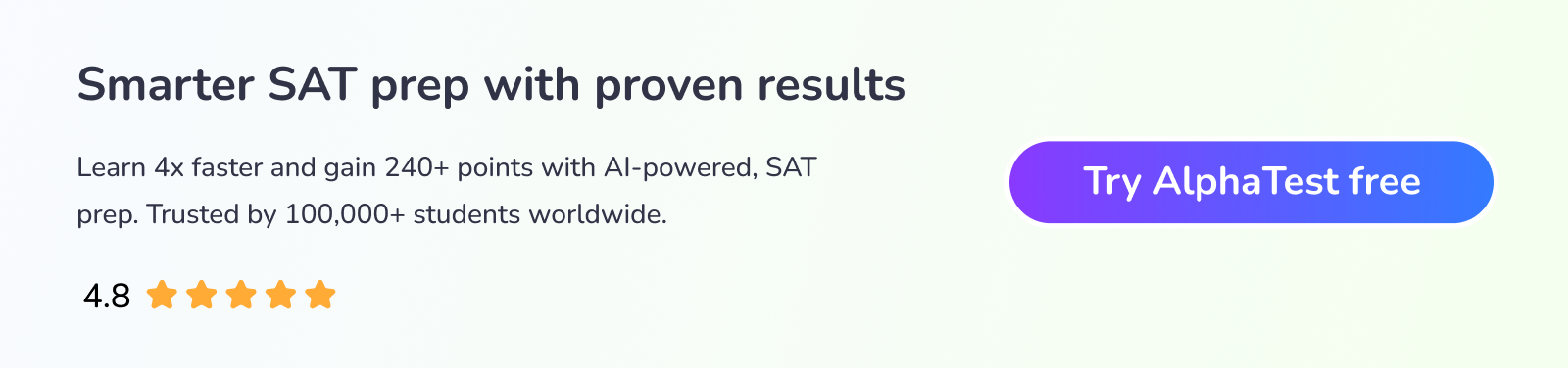 earn 4x faster and gain 240+ points with AlphaTest